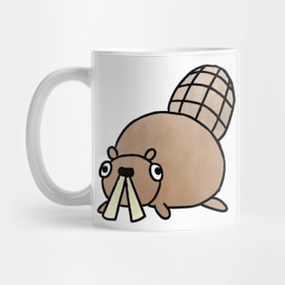 Funny beaver drawing Mug